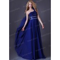 Grace Karin One Shoulder Floor Length Royal Blue Chiffon Prom Dress Elegant Women Fashion Evening Dress Party Gown CL3516