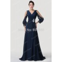 Grace Karin Stock Floor Length Long Sleeve Formal Evening dress Mother of the Bride dresses Women Long Prom Party Gown CL6220