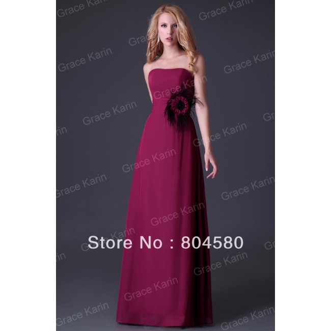 Grace Karin Stock Strapless Party GownBall Formal Prom  Evening  Dress 8 Size via  CL3436