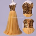 Grace Karin Stock Strapless Sequins Women Casual Club Formal Party Gown Long Ball Prom Evening Dress   CL3459