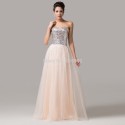 Grace Karin Strapless Floor Length Beaded Sequins Long Evening Club Gown Party Women ly Formal Homecoming Prom Dresses CL6109
