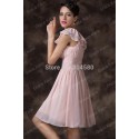 Grace Karin Women's Ladies Chiffon Sleeveless Pink Elegant Evening Party dresses Short Prom Gown Sexy Summer Dress  CL6221