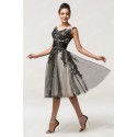 Grace Karin Stock Mid Calf Cap Sleeve Evening dress Party Gown Mother of the Bride dresses Women Long Prom Gowns C7581
