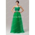 High Quality Fashion Design Halter Women Summer Open back Evening dresses Elegant Green Formal Prom Gown Sexy party dress CL6143