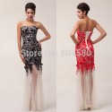 Hot Sale Cheap Elegant Sheath Appliques Lace Evening Dress Mermaid prom Dress Women party Gown Long CL6043