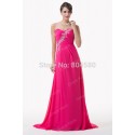 Hot Sale Grace Karin Cheap Stock Strapless Red Long Evening dresses Chiffon Floor Length sequined prom dress Formal Gowns CL6228