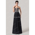 Hot Sell Fashion Sexy Party Dresses Full Length Strapless Evening dress Long Black Bandage Prom Gown Formal Women CL6162