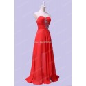 HotGrace Karin Full Length Chiffon Split Dinner Party Dress Long Banquet Prom Gown Sexy Women Red Evening dresses CL3443-2