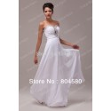 In StockGrace Karin  Strapless Floor Length Evening Party Dress Women Chiffon prom Gown Long Celebrity dresses CL6037
