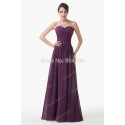 Latest High Quality Grace Karin Sweetheart A Line Floor Length Long Chiffon purple Evening dress Stock Formal Party Gown CL6273