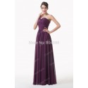 Latest High Quality Grace Karin Sweetheart A Line Floor Length Long Chiffon purple Evening dress Stock Formal Party Gown CL6273