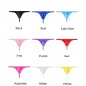 Men's Briefs Sexy Low Rise Underwear Briefs G-String Thong Solid Color Male Shorts T-Back Underpants