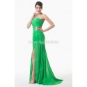    European Fashion Floor Length Split Front Runway Gown Long Celebrity dresses Formal Evening party dress CL6233