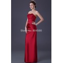  Fashion Women Full Length Long Red Evening Dress Formal prom party Gown sexy Celebrity Bandage dresses  CL3142