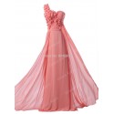  FashionStock One shoulder Chiffon Bridesmaid dresses Long Maxi Prom Party Gown Formal Brides Maid dress CL4526