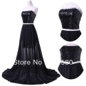  Grace karin Fashion Black color Beading Women's prom dresses design Club Evening Party Dress CL4408