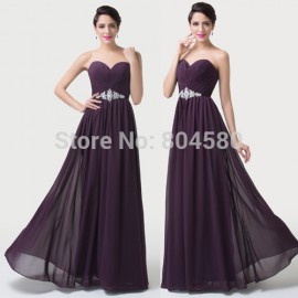 Precious Floor Length A Line Chiffon Women Casual dress Formal Dinner Date Gown Long Evening dresses for Prom Party CL6190