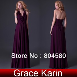 Quality Assurance GK Stock Designer Halter Party Gown Prom Ball Formal Evening Dress 8 Size CL3435