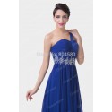 Real Imagine Grace Karin One Shoulder Chiffon Beaded Evening dress  Long Blue prom Dresses Party Formal Gowns CL6185