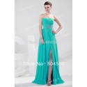 Retail/Wholesale - On Sale  Sexy Split Sleeveless Beaded Prom Dresses Formal Long Evening Dress Brand  CL4412