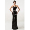 Sexy Summer Cool Design Black Backless Large Size Evening Dresses Bandage Long Prom Dress 2015 Formal Party Gown Women D7591
