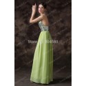 Shining Sequined Deep V Neck Sexy Evening Dress    Formal Dresses Backless Long Prom party Gown Green Color CL6200