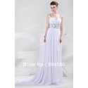 Wholasale/Retail Fashion Chiffon Crystals Beaded Evening Dresses,Sexy Party Prom Long Formal Dress    CL4469
