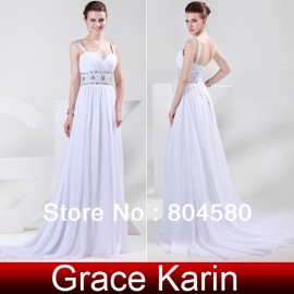 Wholasale/Retail Fashion Chiffon Crystals Beaded Evening Dresses,Sexy Party Prom Long Formal Dress    CL4469