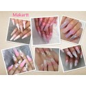 Makartt  Poly Nail Extension Gel Kit Nail Enhancement Builder Gel Trial Kit Professional Nail Technician All-in-One French Kit