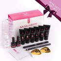 Makartt Poly Nail Extension Gel Kit Nude Color Builder Gel Nail Thickening Solution Equipment All-in-One Kit for Starter