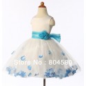  Hot Sale   Sleeveless Flower Girl Dress for Wedding Party Dress CL4607