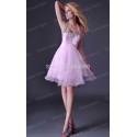  Hot Sale Sexy Knee Length Pink Homecoming Ball Gown Formal Party dresses Short Cocktail dress Women Special Occasion CL3521