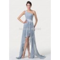  One Shoulder Chiffon Special Occasion Prom dresses Women Summer Beach Cocktail Party Gown Dress High-Low Design CL6242