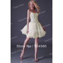 Best Quality  Summer Women's Short Strapless Elegant Casual party dress Sexy Bandage Evening dresses  CL3520
