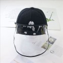 Bucket Hats Baby Anti-Spitting Dustproof Full Face Shield Protective Cover Cap Baseball Hat Unisex Boy Girl