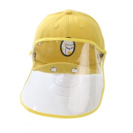 Bucket Hats Baby Anti-Spitting Dustproof Full Face Shield Protective Cover Cap Baseball Hat Unisex Boy Girl
