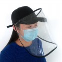 Detachable Anti-Splash Protection Hat Saliva-proof Face Shield Baseball Cup Women Ladies Bucket Hats