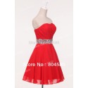 Elegant designsexy Strapless Women Chiffon Prom Dresses Short Evening Gown Formal Party Dress CL4792