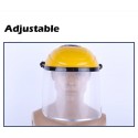 Face Masks Protection Cover Clear Safety Protective Cover Head-mounted Face Eye Shield Screen Grinding