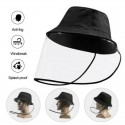 Face Protective Cover Clear Cover Dust-Proof Anti Saliva  Hat  Unisex Waterproof And Dustproof, High-Quality Cotton Material