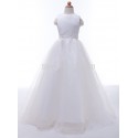 Free shipping Flower girl dresses for weddings Elegant Pageant Party Ball Gown Birthday first communion dresses for girls CL4491
