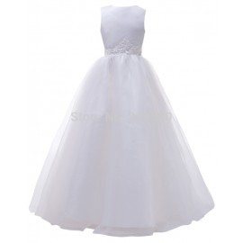 Free shipping Flower girl dresses for weddings Elegant Pageant Party Ball Gown Birthday first communion dresses for girls CL4491