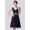 Grace Karin Knee Length   Sexy Women Sleeveless Little Black Dress Prom Ball Cocktail Party Dresses Formal Gown CL6204