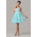 High Quality Grace Karin Sexy Women Blue Strapless Prom Ball Gown dress for Homecoming Short Cocktail party dresses  CL6161