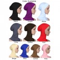 Islamic Women's Headband Plain Hijab Head Kerchief With Neck Headscarf Coverchief Ethnic Style Ladies