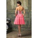 Luxury Chiffon robe de Cocktail Dresses Summer Graduation Party Gown Women Ball Homecoming Prom dress 2015 Knee Length D3140