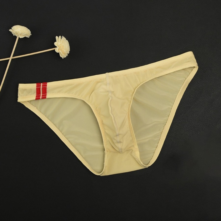 Men's Briefs Sexy Breathable Briefs Low Rise Seamless Bulge Underwear ...
