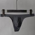 Men's Briefs Sexy Low Rise Stretchy Briefs Breathable Thong T-Back Underwear Male Solid Color Underpants Intimates