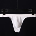Men's Briefs Sexy Low Rise Stretchy Briefs Breathable Thong T-Back Underwear Male Solid Color Underpants Intimates
