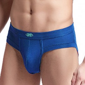 Men's Briefs Sexy Sports Low Rise Briefs Soft Breathable Knickers Underwear Solid Color Modal Underpants Male
